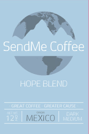 Sendme Coffee Case of 12 Dark Roast Hope Blend